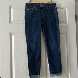 AG Adriano Goldschmied Women's Skinny Jeans in Dark Blue